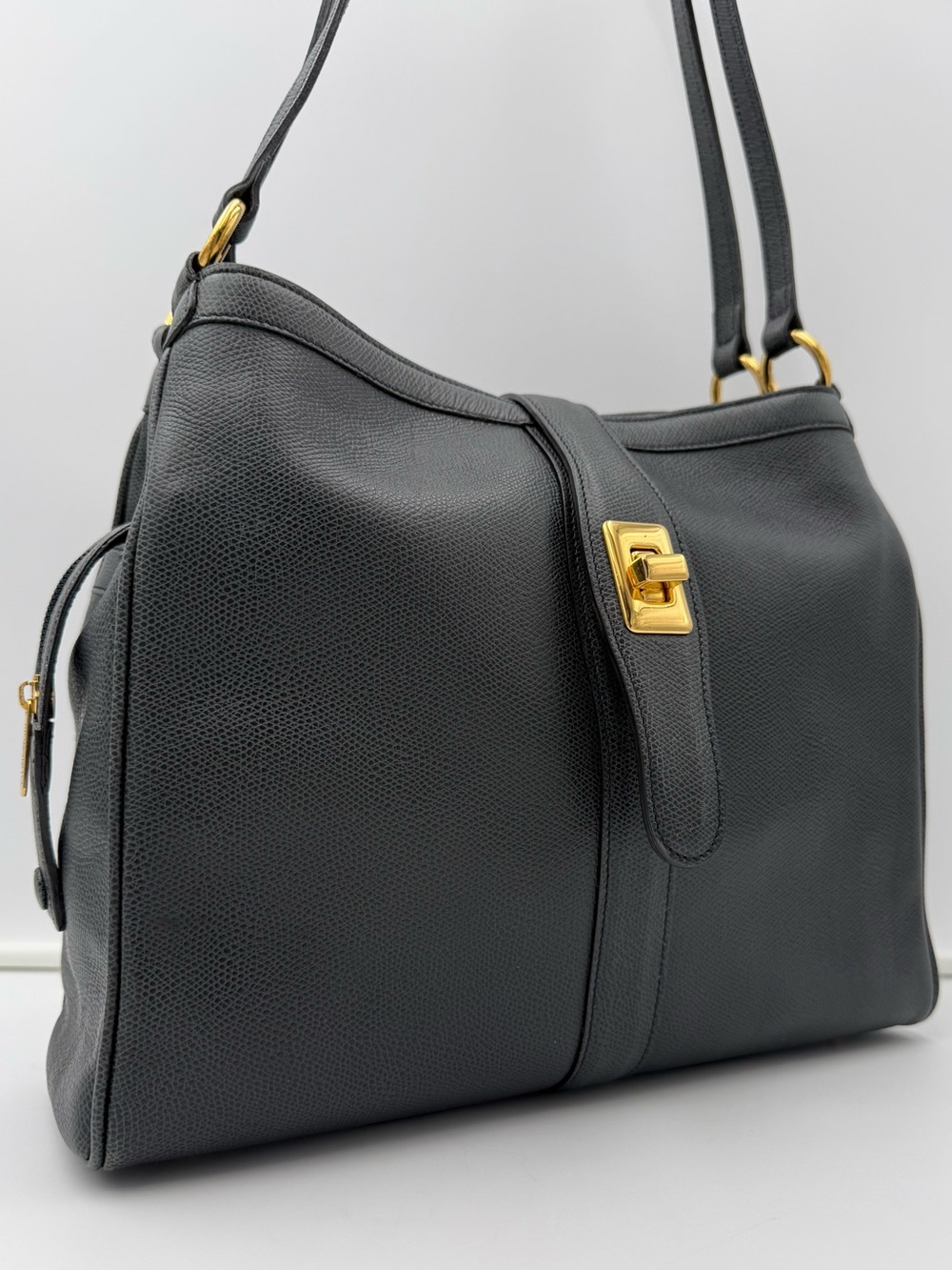 🐢MORABITO COUSU MAIN 1905 PARIS • Sac a Epaule GM Shoulder Bag • Made in FRANCE - Picture 2 of 16